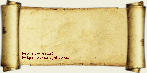 David Jačovac vizit kartica